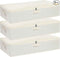 Under the Bed Storage Bins, Closet Organizers with Reinforced Handles for Blanket, Sheets, Pillows, Towels, Shoes, Beige, 3 Pack, 23.6 x 11.8 x 5.9 Inch