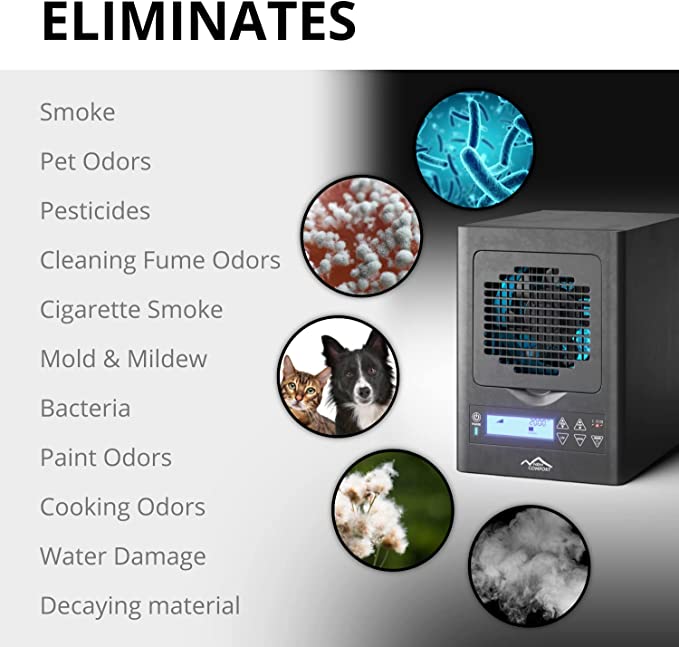 New Comfort 6 Stage Ozone Generating Air Purifier with Remote by Prolux