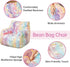 Recaceik Bean Bag Chair, Bean Bag Sofa Chair with Armrests Stuffed High-Density Foam, Lazy Sofa Comfy Chairs BeanBag Chair for Adults in Living Room,Bedroom Reading