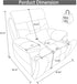 4 OKIN Motor Power Lay Flat Lift Recliner Chair for Elderly Adults Extra Large Recliners with Massage Heat, Adjustable Head-Back-Lumbar-Leg-Support, Extended Footrest, 2 Cup Holders