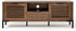 Bme Millie Solid Wood TV Stand for TVs up to 65 Inches, Modern Farmhouse TV Stand with Rustic Charm, TV Stands for Living Room, Chestnut