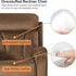 Power Lift Chair Recliners for Elderly, Modern Adult Power Lift Recliner, Velvet Upholstery Electric Lift Chair Recliner with Side Pocket for Living Room (Brown)
