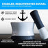 EZ-Grip Silicone & Porcelain Mortar and Pestle With Non-Slip Detachable Silicone Base - NEW DESIGN - Dishwasher Safe by Cooler Kitchen