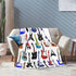 Electric Guitars Pattern Throw Blanket Music Soft Fleece Blanket Men Women Gift for Kids Boys Girls for Party Couch Sofa Bed Deco Blankets 60x50 Inch