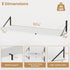 Heimlove 36 Inch White Floating Bookshelves Set of 3,Heavy Duty Wall Mounted Bookshelves,Wall Bookshelf for Living Room,Bedroom,Kitchen,Laundry Room Storage & Decor