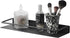 JOOM Metal Wall Floating Shelf - Metal Wall Shelf, Black Floating Shelf, Small Bathroom Shelf, (Black, 8Inch)