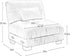 Armless Sofa W/1 Pillow - Green
