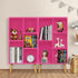 LEYAOYAO Bookshelf,3 Tier Book Shelf with Legs,Pink Modern Bookshelf,Large Freestanding Open Modern Bookshelves,Display Bookcases Decor Furniture for Nursery