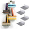 Floating Invisible Bookshelf Wall Mounted (Set of 4) - Aluminum - Turn Books into Floating Shelves