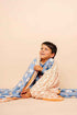Copper Pearl Jumbo Premium Knit 3 Layer Stretchy Throw Blanket 'Dunk'