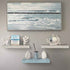 Sorbus Floating Shelves - 3 Pack 16 Inch Rustic & Blue Wall Shelves for Bedroom, Kitchen, Living Room, Bathroom Shelves, Home Decor, Office - Floating Shelf for Trophy, Books, Frames
