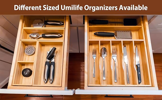 Umilife Drawer Organizer Storage Boxes, 2.5