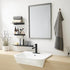 JOOM Metal Wall Shelf, Black Floating Shelf, Small Bathroom Shelf, 16" Display Shelves for Wall Storage (Black, 16 in)
