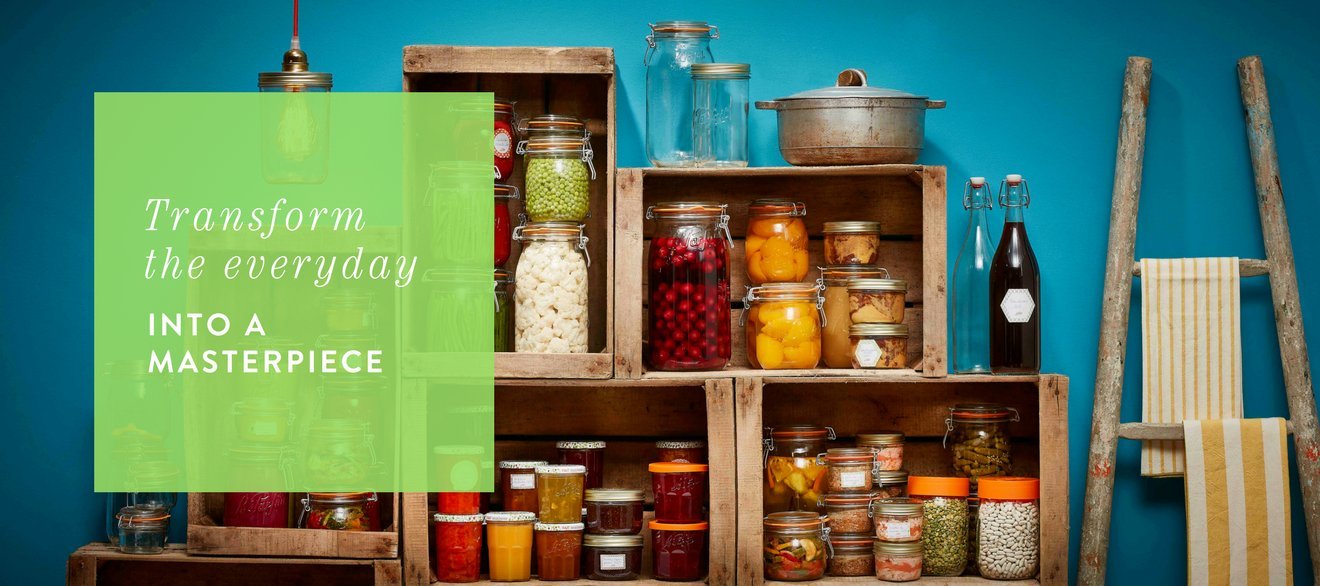 Le Parfait Screw Top Jars Food Storage Containers