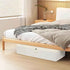 Under the Bed Storage Bins, Closet Organizers with Reinforced Handles for Blanket, Sheets, Pillows, Towels, Shoes, Beige, 1 Pack, 23.6 x 11.8 x 5.9 Inch