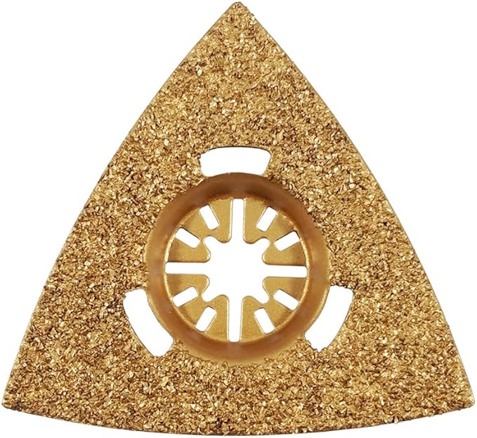 ZN180007 Carbide Grit Triangle Oscillating Blade, 3-1/8