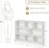 Tangkula 8-Cube Bookcase, Wood 3 Tier Open Storage Bookshelf, Modern Multipurpose Display Cabinet for Living Room, Study, Reading Nook, 48 x 12.5 x 36.5 Inch, White