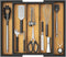 Lifewit Utensil Organizer for Kitchen Drawer, Bamboo Cooking Utensil Tray, Expandable Cutlery Silverware Flatware Holder, Adjustable Spatula Tools Gadgets Storage Divider, Large, Natural and Black
