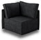 HOOOWOOO Modular Sectional Sofa Couch,Matching Free Combination Cloud Couch Corner Chair(Black Corduroy)