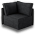 HOOOWOOO Modular Sectional Sofa Couch,Matching Free Combination Cloud Couch Corner Chair(Black Corduroy)
