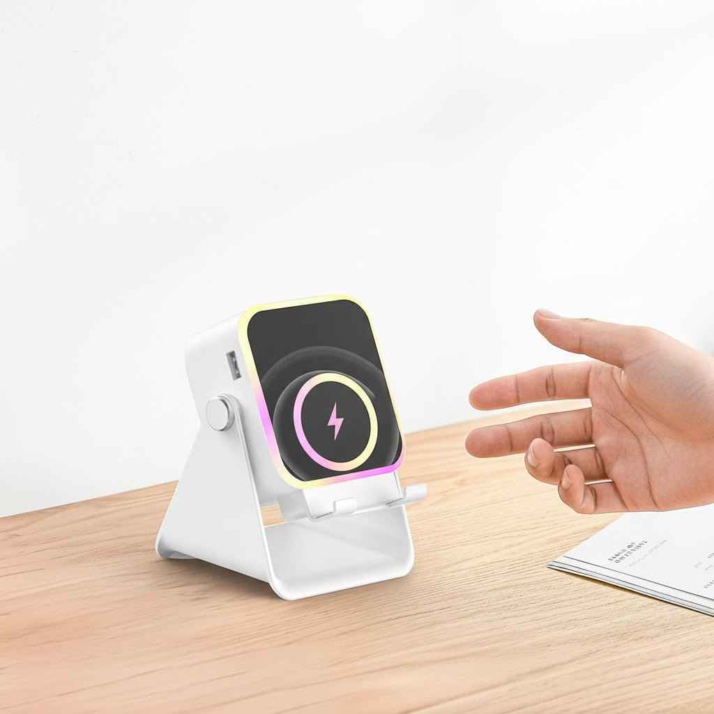Bluetooth Speaker Phone Stand with Induction Sound Wireless Audio Dock
