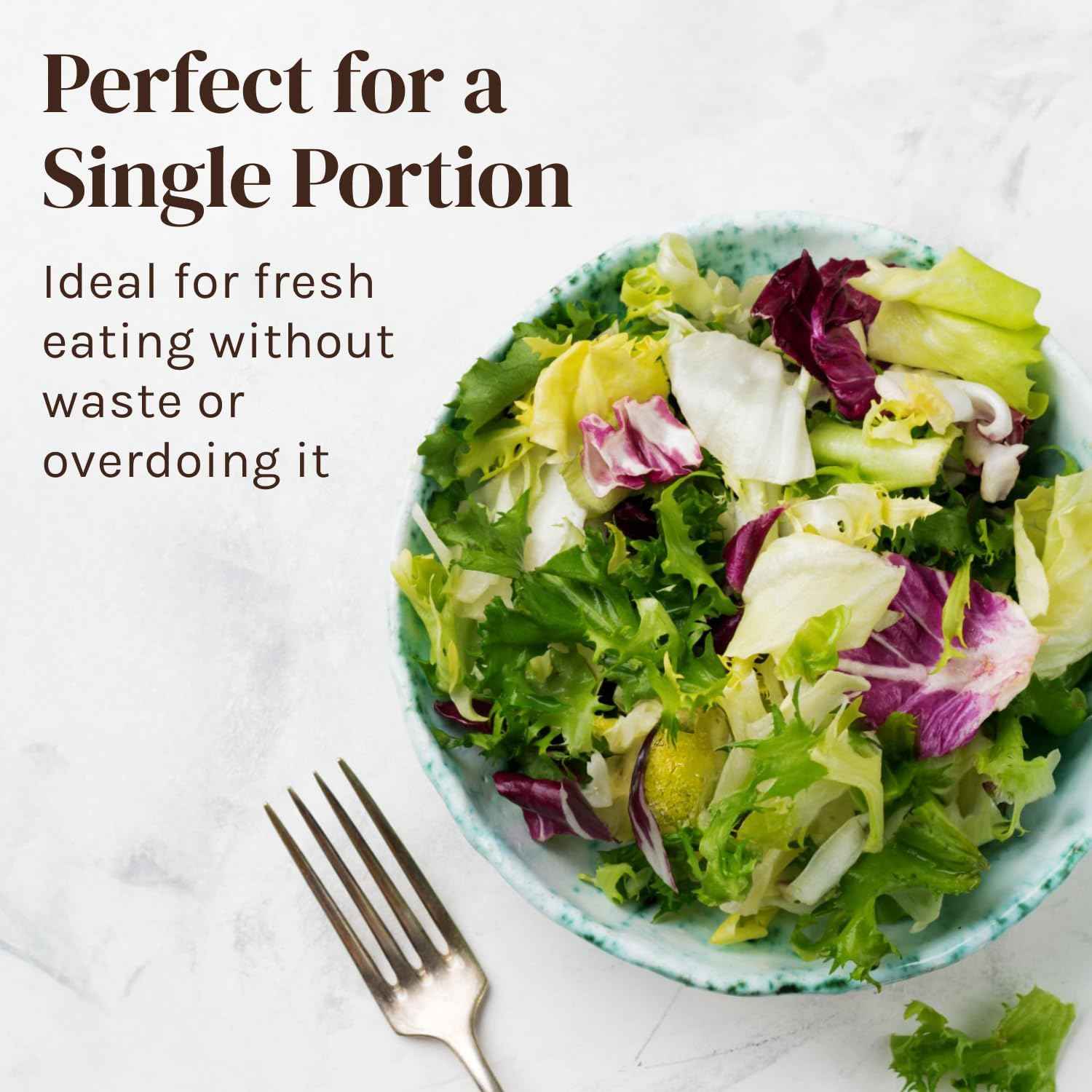 Mini Salad Spinner with Measuring Bowl