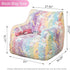 Recaceik Bean Bag Chair, Bean Bag Sofa Chair with Armrests Stuffed High-Density Foam, Lazy Sofa Comfy Chairs BeanBag Chair for Adults in Living Room,Bedroom Reading