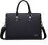 Genuine Leather Business Briefcase 15.6 Inch Laptop Bag Multi Compartment