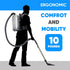 Prolux X8 Lite Backpack Vacuum w/ Premium Tool Kit for Light Commercial Use