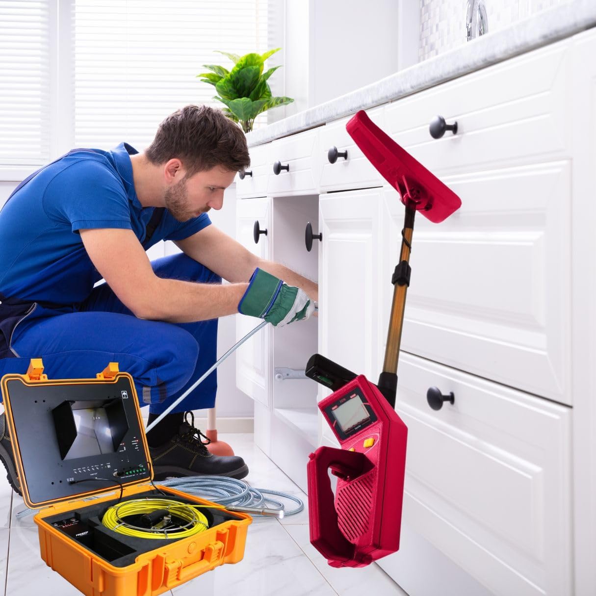 Forbest Advanced 512HZ Wireless Locator with Depth Indicator