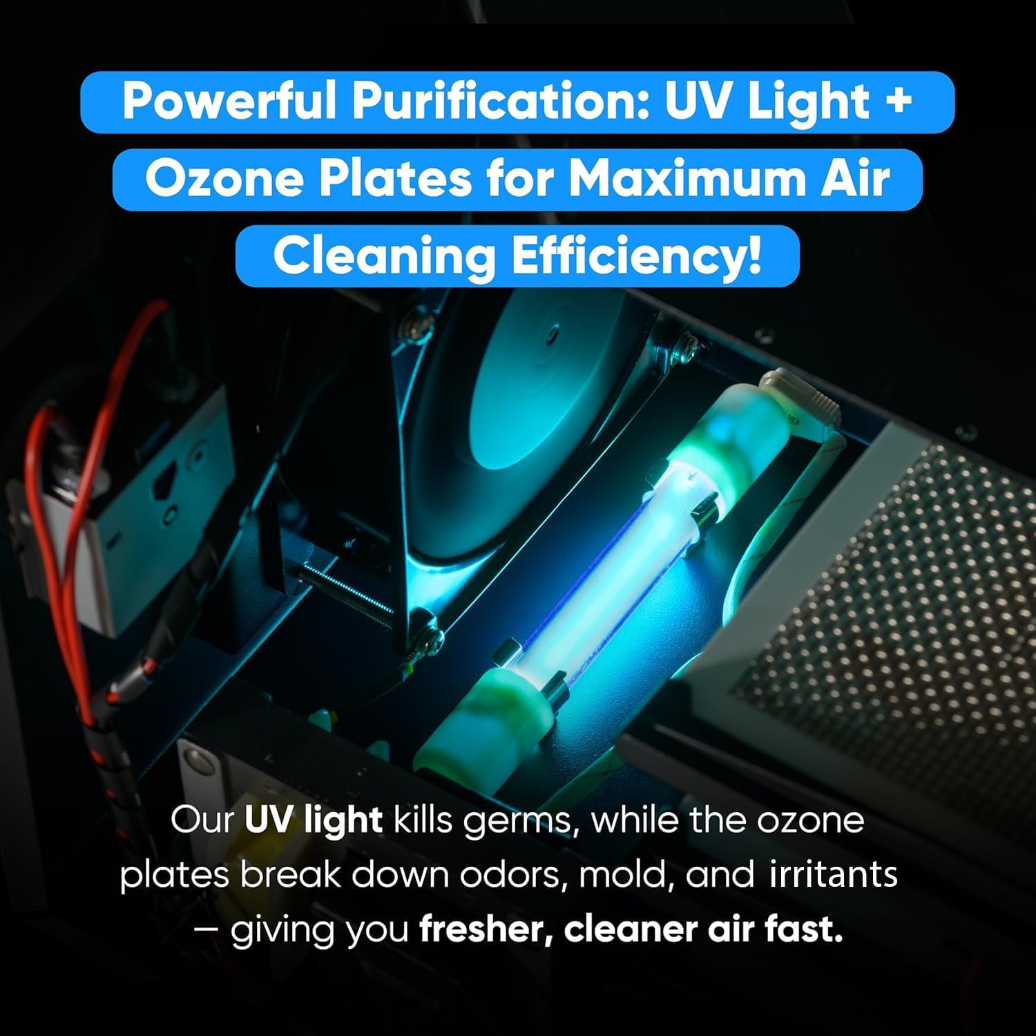 New Comfort Commercial Air Purifier Cleaner Ozone Generator with UV and 3 Year Warranty by Prolux