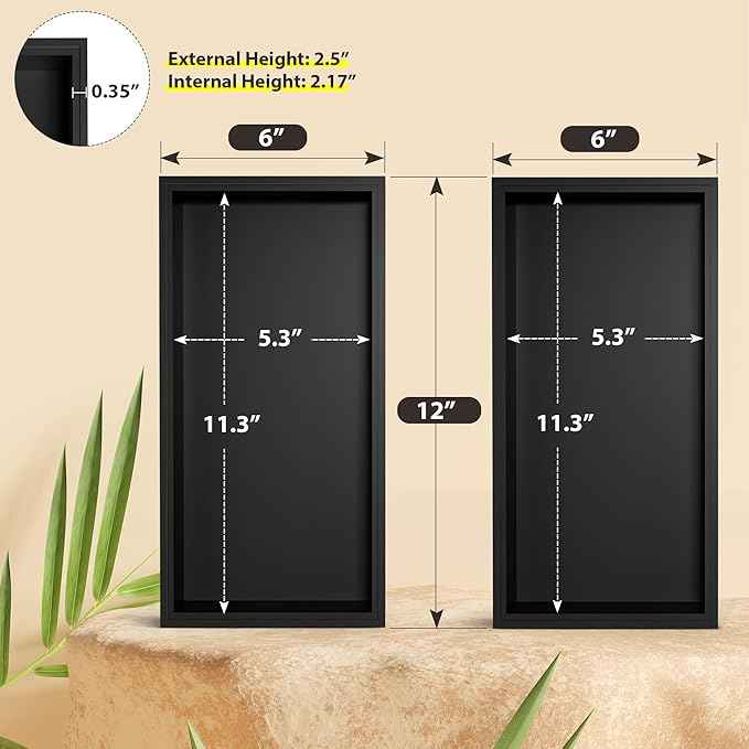 Kitchen Drawer Organizer Bins, Stackable Bamboo Drawer Organizer for Silverware, Coffee Pod Organizer K Cup Holder for Countertop, 2 Pcs Coffee Station Organizer Black 12