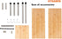 HYNAWIN Corner Shelf Bamboo & Metal Storage Spice Rack, 3 Tier Desk Bookshelf Display Shelves Space Saving Organizer, Adjustable Rack for Kitchen, Bed Room, Office-Best Home Décor (Upgraded Shelf)