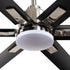 72" Bankston 6-Blade Led Ceiling Fan with Remote Light Kit Included