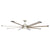 72" Bankston Integrated Led Indoor Nickel Standard Ceiling Fan with Remote Control And Light Kit Included