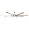 72" Bankston Integrated Led Indoor Nickel Standard Ceiling Fan with Remote Control And Light Kit Included