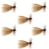 Hornberg Special Trout and Bass Streamer or Dry Fly - 6 Flies - Hook Size 8