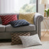 Oblong Decor Pillow Silver 22x15'