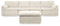 Fannin - 4-Piece Sectional With Ottoman - Ivory