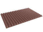 4 Inch Acoustic Foam Pyramid Style Panels - 13 Color Options