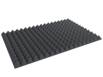 4 Inch Acoustic Foam Pyramid Style Panels - 13 Color Options