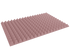4 Inch Acoustic Foam Pyramid Style Panels - 13 Color Options
