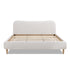 Roman - Curved Headboard Upholstered Platform Bed