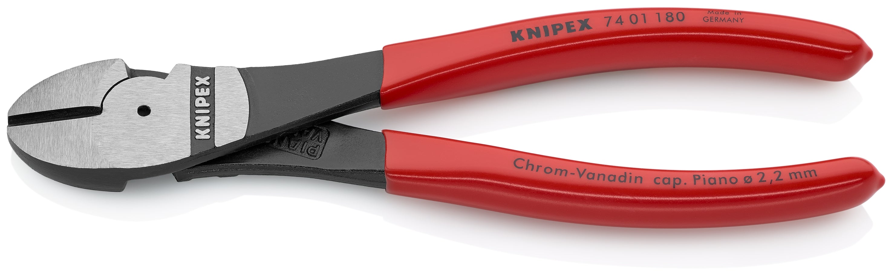Knipex High Leverage Diagonal Cutters 7 1/4" 74 01 180