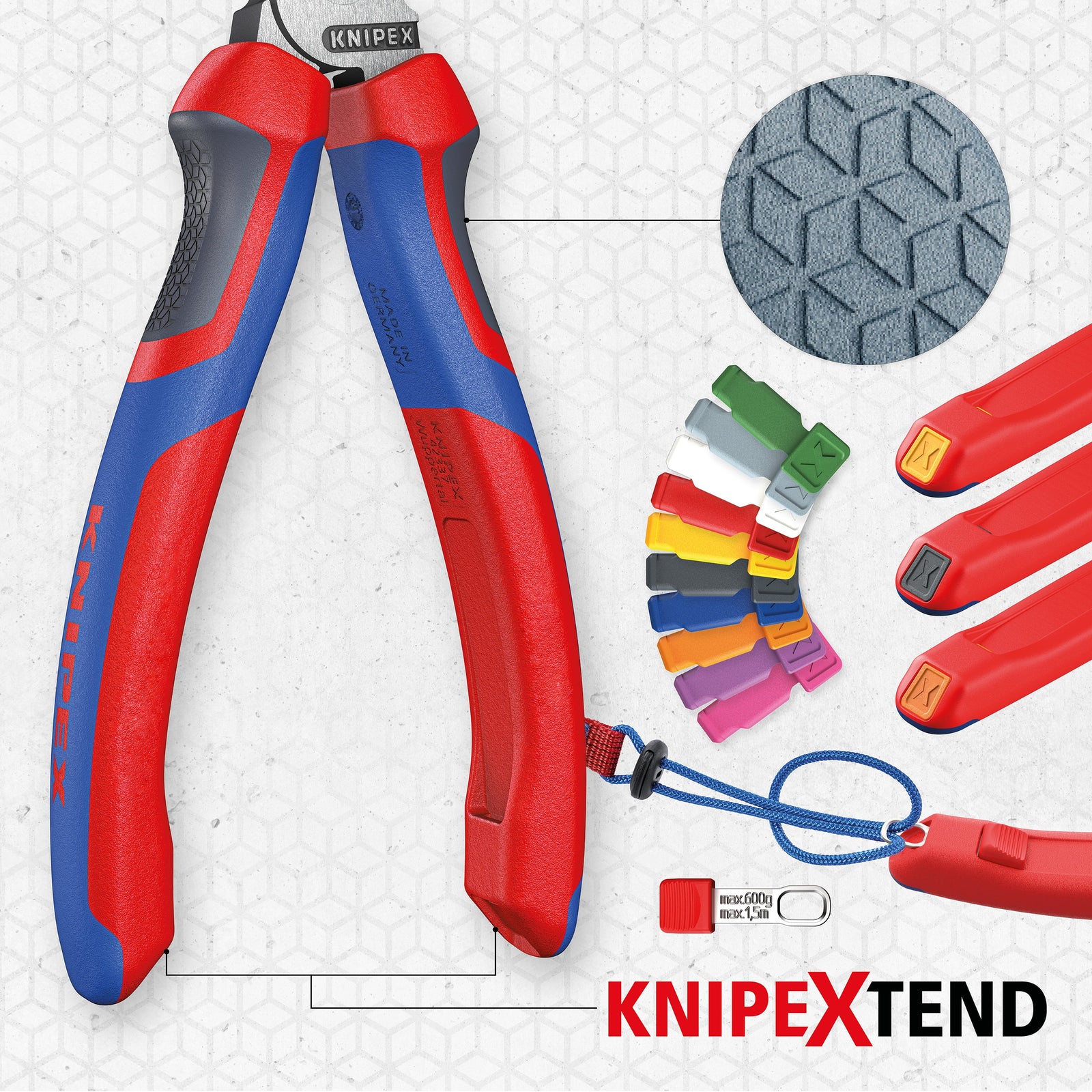 Knipex High Leverage Diagonal Cutters With Comfort Grip 8