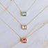Sweet Square Pendant Necklace