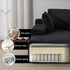 Oversized Chaise Lounge Chair Cozy Cloud Couch With 3 Throw Pillows And Wide Armrest