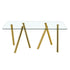 Dining Table With Transparent Surface