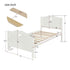 Platform Bed With Slat Support And Headboard And Footboard