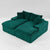 Double Chaise Lounge With Full Compressed Sponge